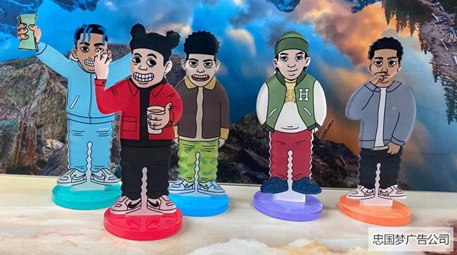 高新区广告制作亚克力人像立牌